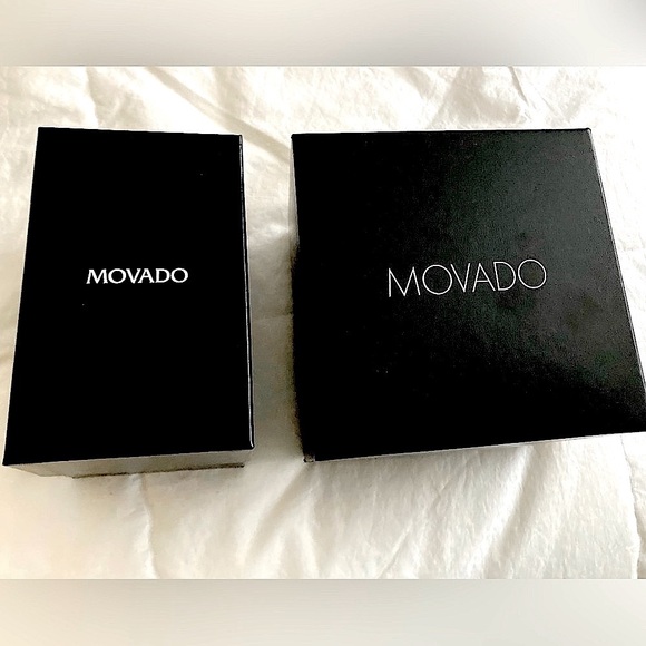 2 Movado Empty Boxes - Picture 1 of 6